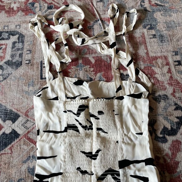 Reformation Tie Shoulder Ellora Top in "Pinto" - Picture 3 of 5